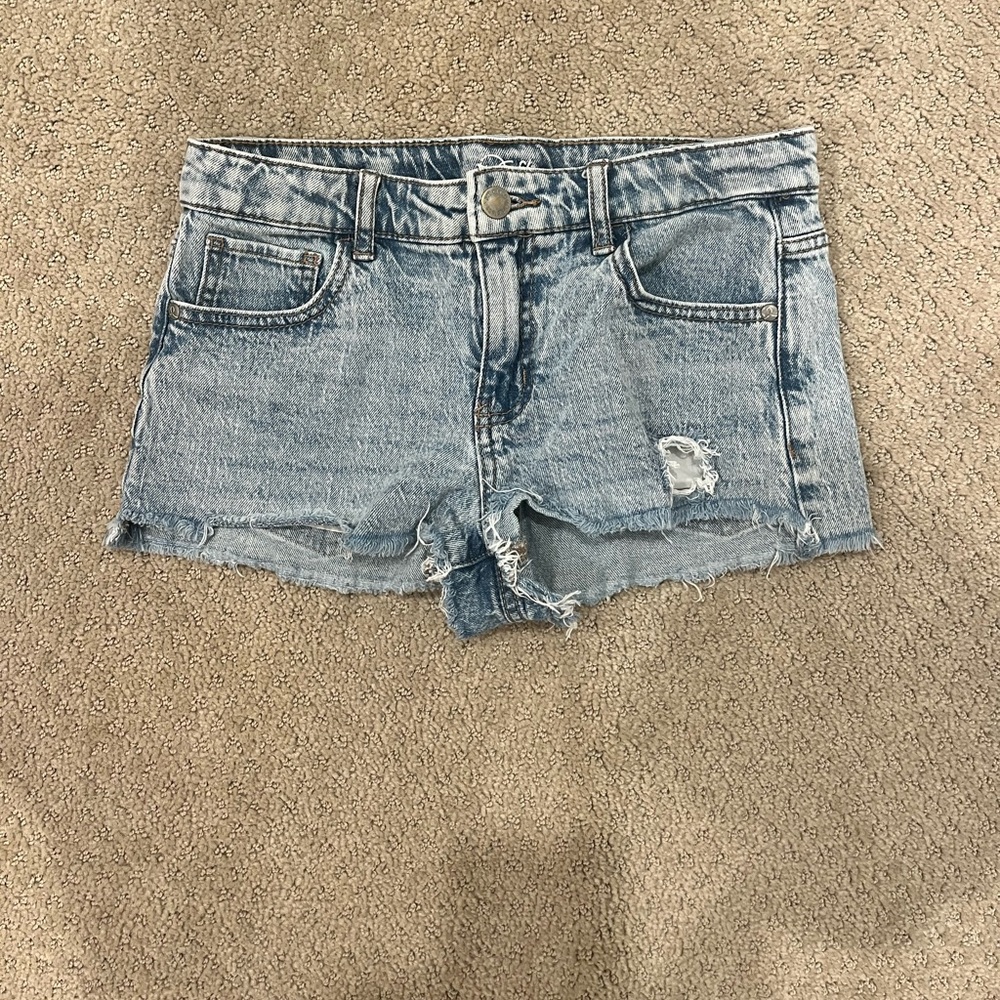 Denim Distressed Women Shorts
